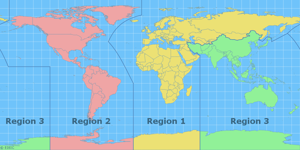 IARU Regions 1023