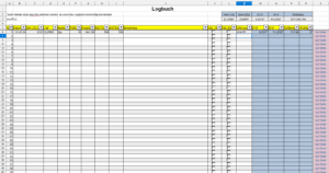 Vorschau Printscreen AFU Logbuch
